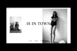 Is in town Website Interface Design 