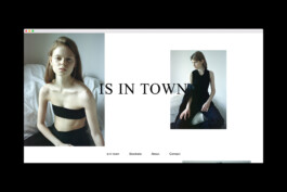 Is in town Website Interface Design 