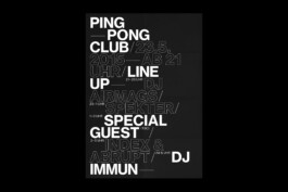Typographic Typography Event Party Poster 