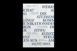 Werkschau Konstanz 2011 Typographic Typography Poster 