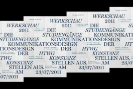 Werkschau Konstanz 2011 Typographic Typography Poster 