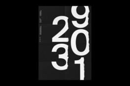Typographic Typography Event Party Poster 